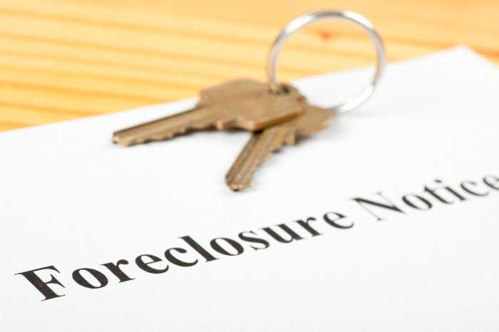 Foreclosure notice