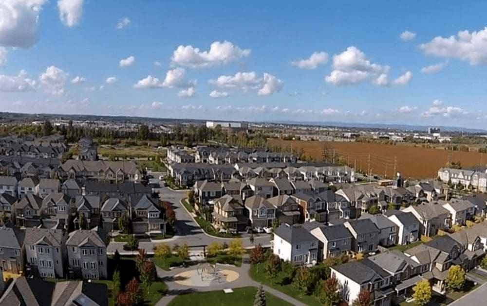 Panoramic view of Stittsville neighborhood